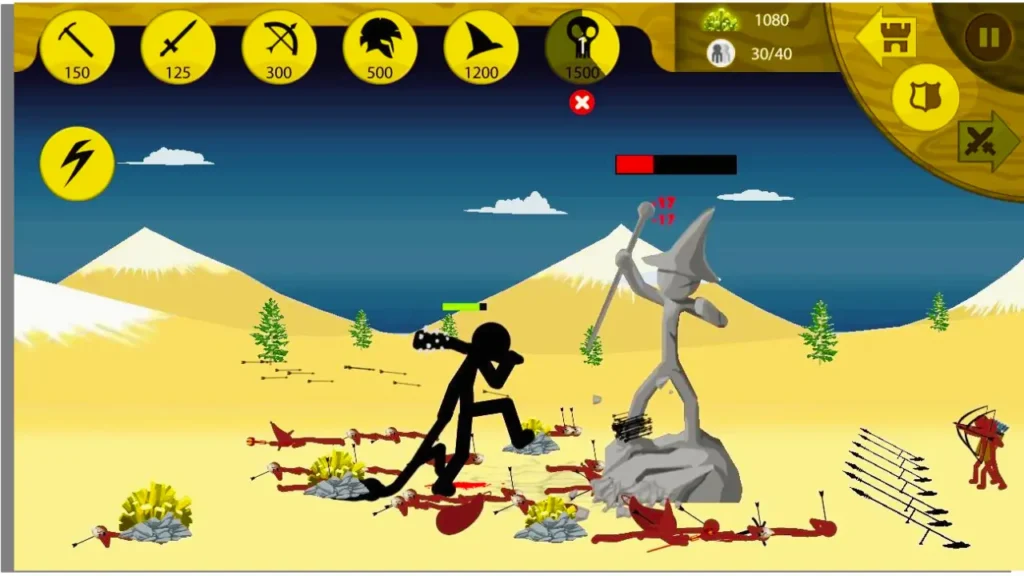 stick war legacy fight scene screenshot